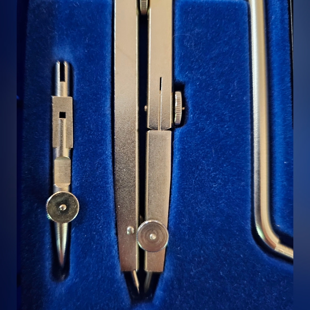 Vintage Alvin 505V Basic-Bow Drafting/Engineering Compass Set - Picture 3 of 7